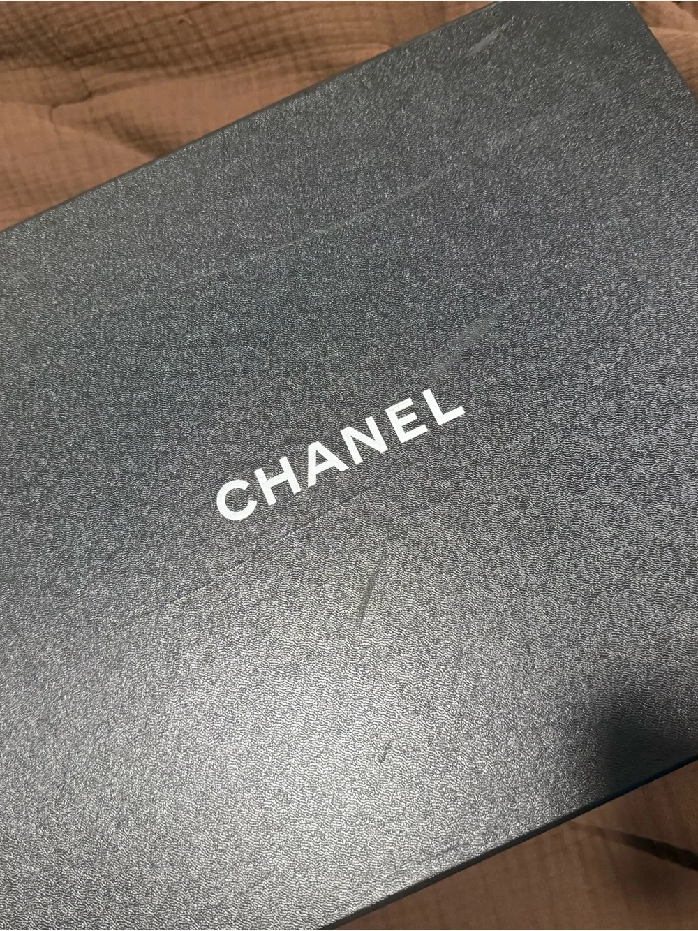 Chanel Two-Tone Quilted Lace-Up Ankle Boot in Grey and Black